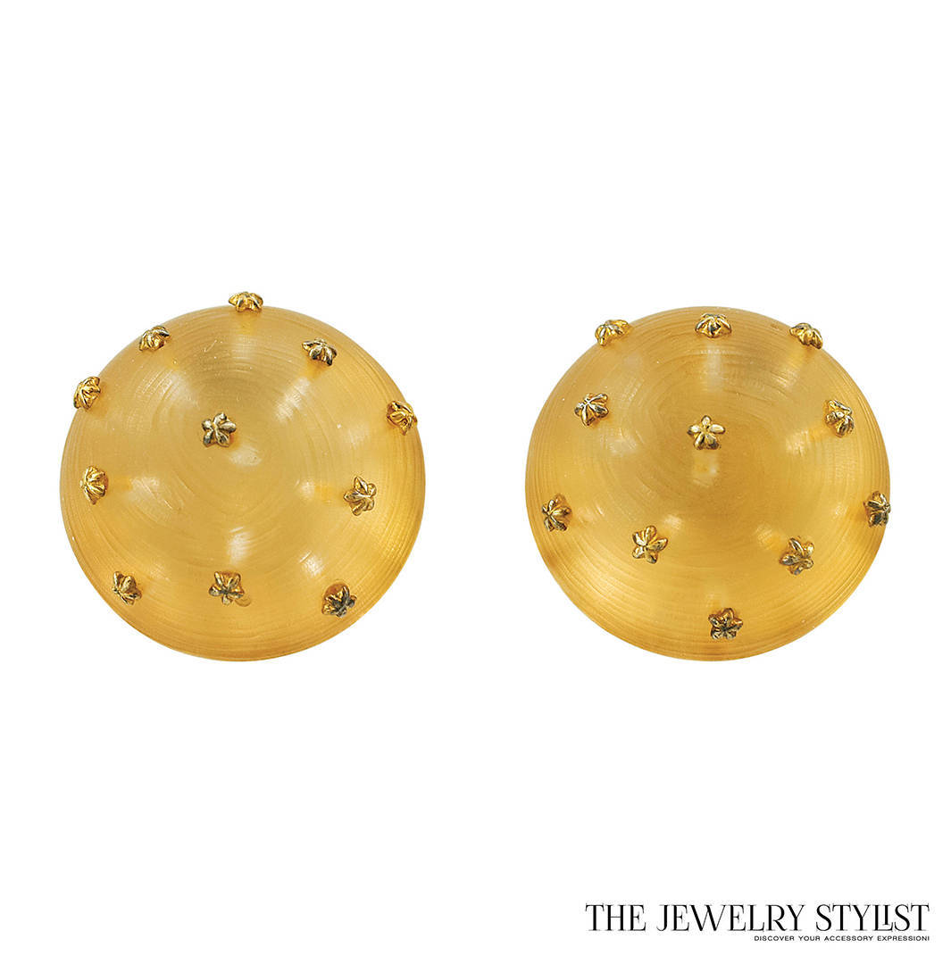 Alexis bittar gold on sale earrings