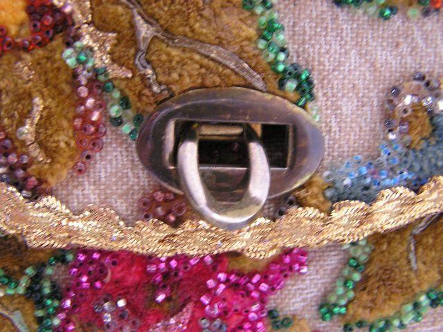 1960s Midas of Miami Floral Purse Clasp View