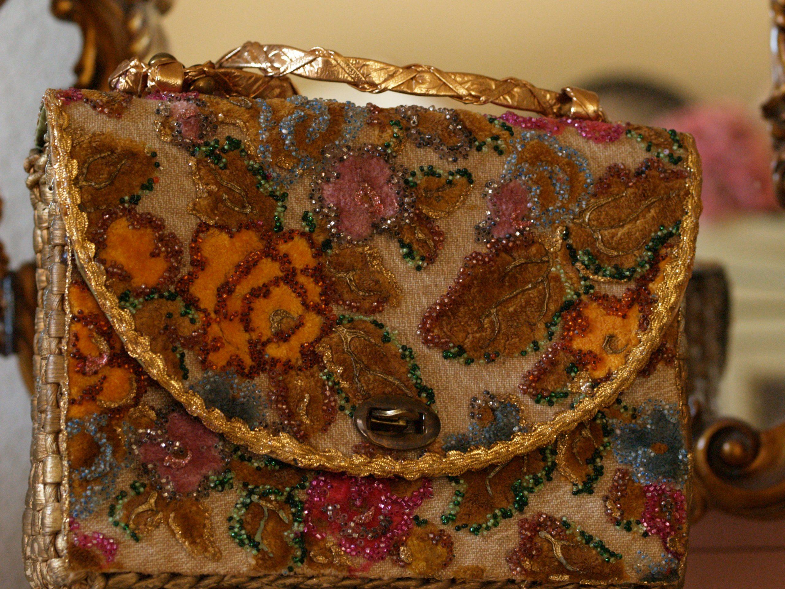 Vintage Floral Embroidered Purse Various Design Handbag | eBay