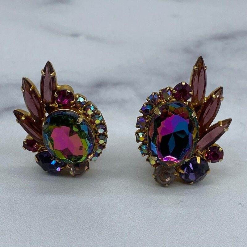 Juliana Watermelon Vitrail Earrings