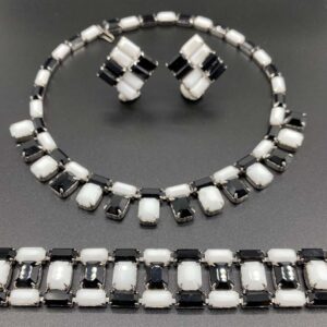 Vintage rhinestone sale necklace sets