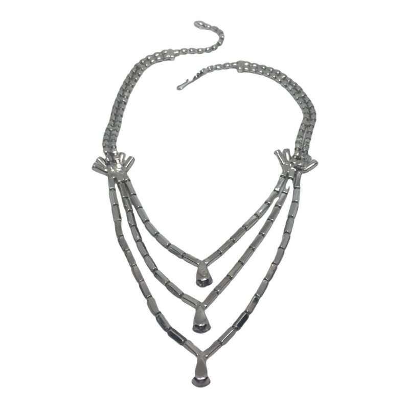 Weiss baguette rhinestone necklace