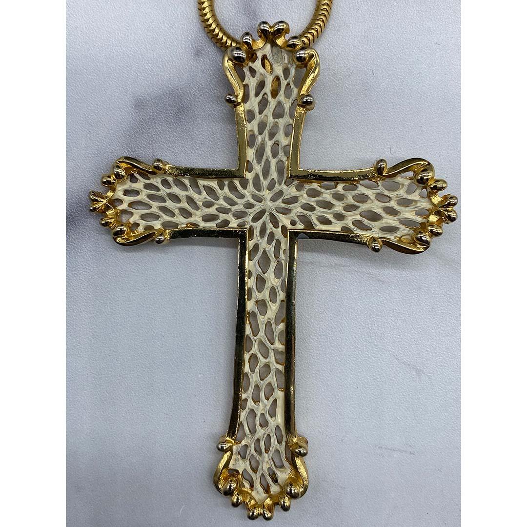 Alice Caviness Cross Pendant Necklace