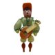 Coro Celluloid Mandolin Player Brooch