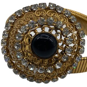 Vintage c.1980s Rhinestone Belt - The Jewelry Stylist display picture 2