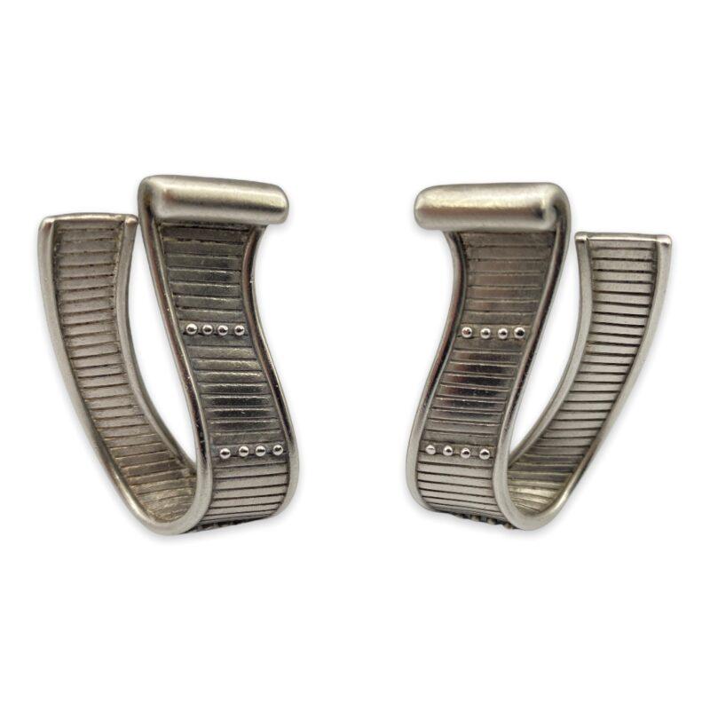 Givenchy Antique-Silver-toned Clip-back Earrings