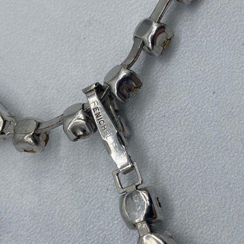 Fenichel rhinestone collar necklace
