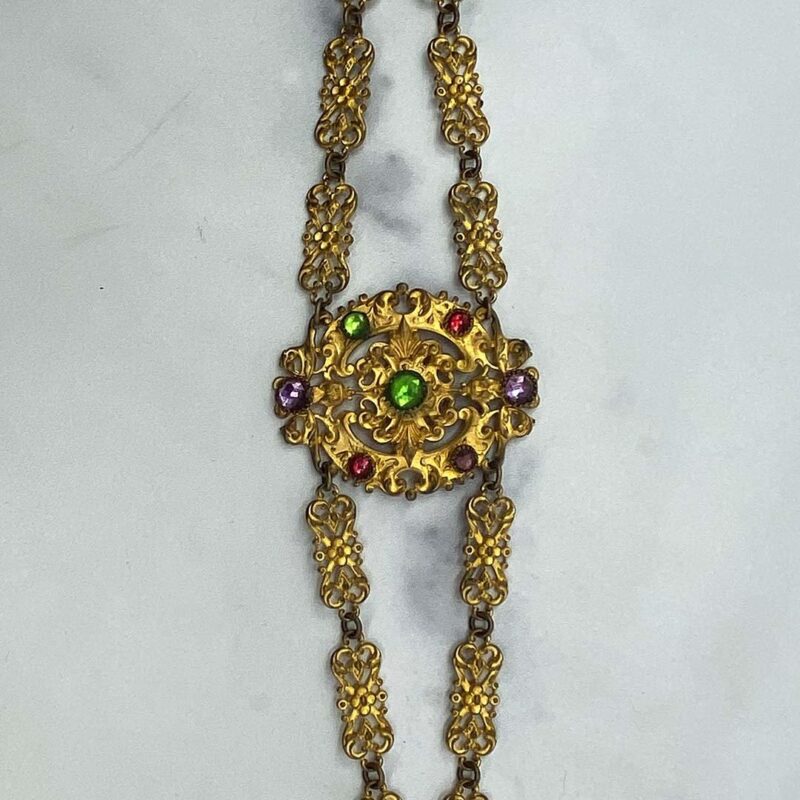 jeweled Victorian belt