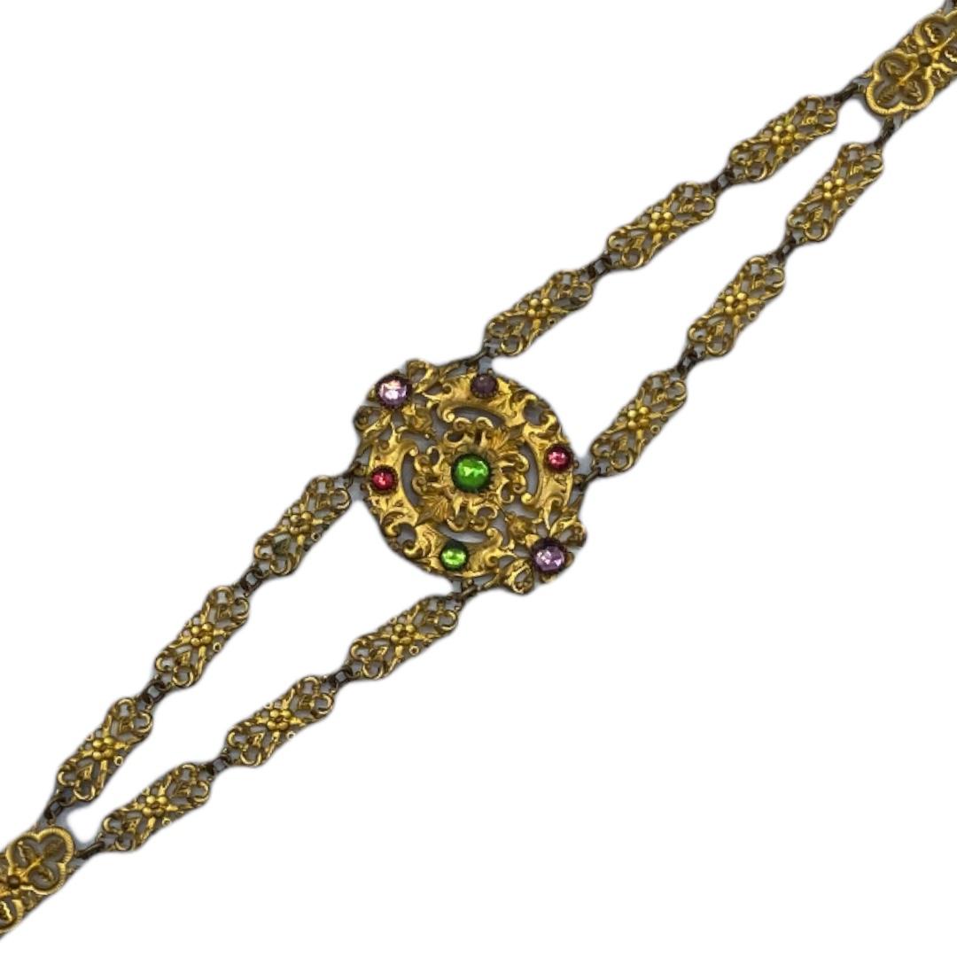 jeweled Victorian belt