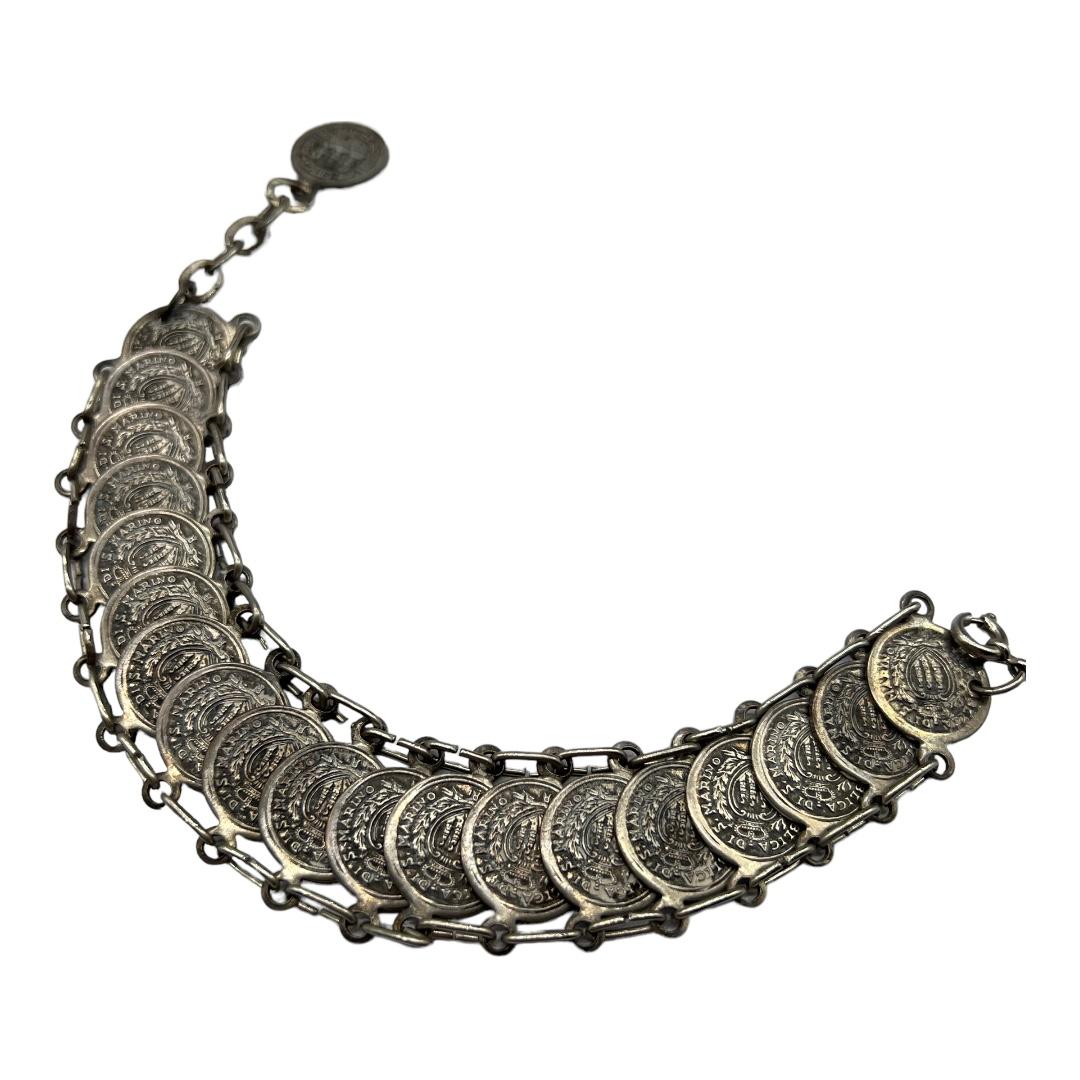 Faux Coin Bracelet Republica di St. Marino