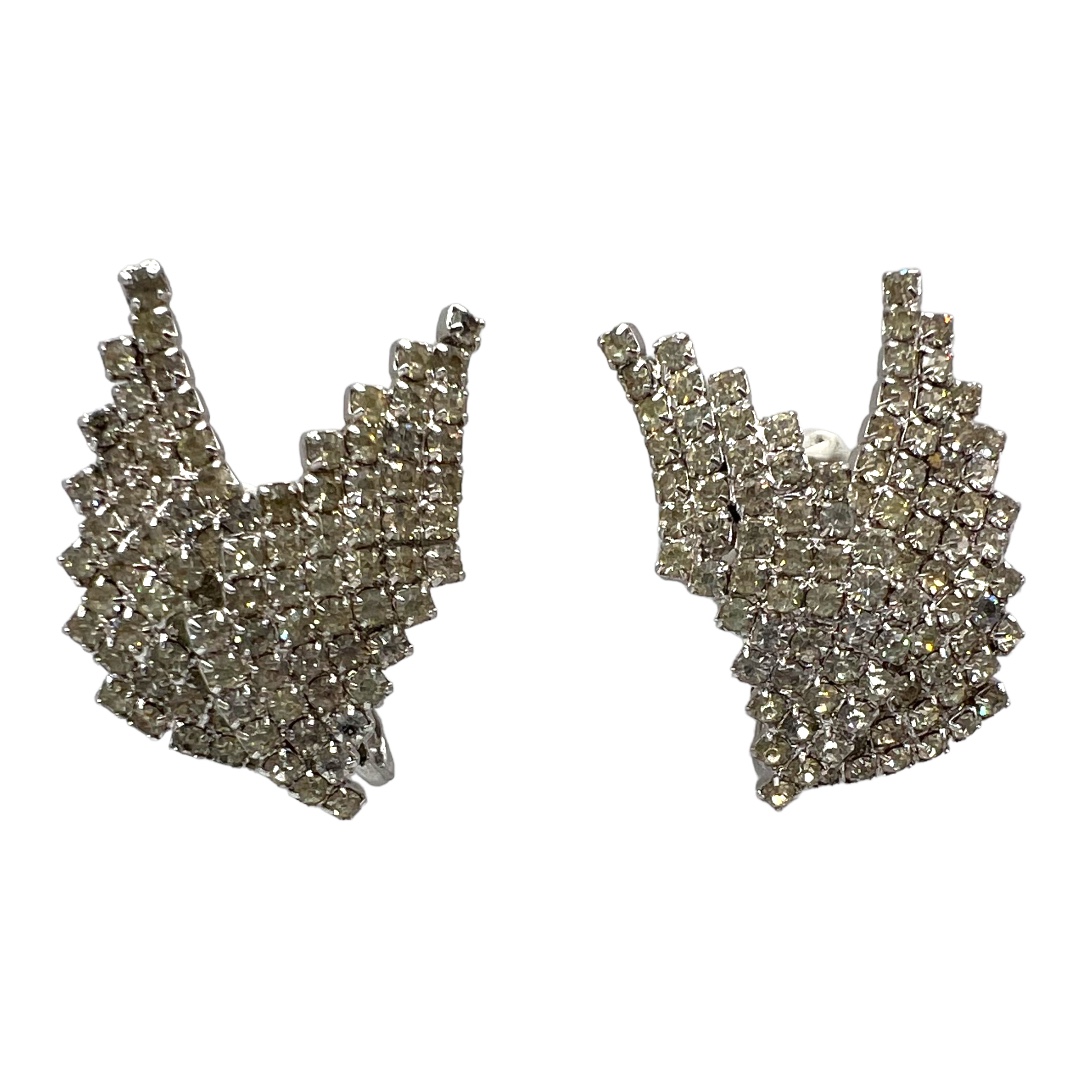 1960s Vendome Rhinestone Earrings