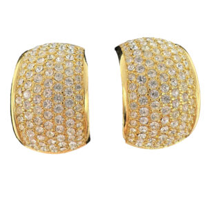 1980s Christian Dior Rhinestone Earrings - The Jewelry Stylist