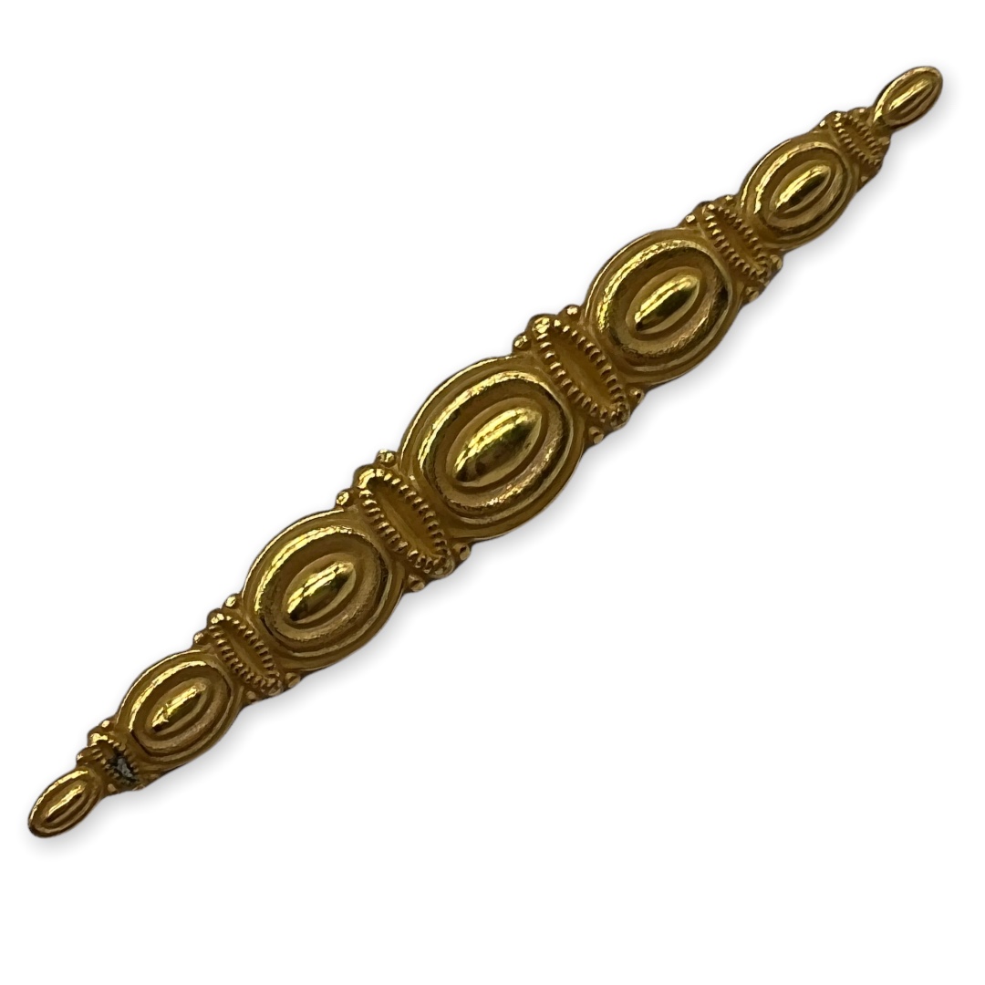 Vintage Miriam Haskell Bar Pin with Lovely Detail