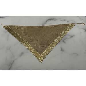 Fabulous Vintage Whiting and Davis Mesh Bib Necklace Set