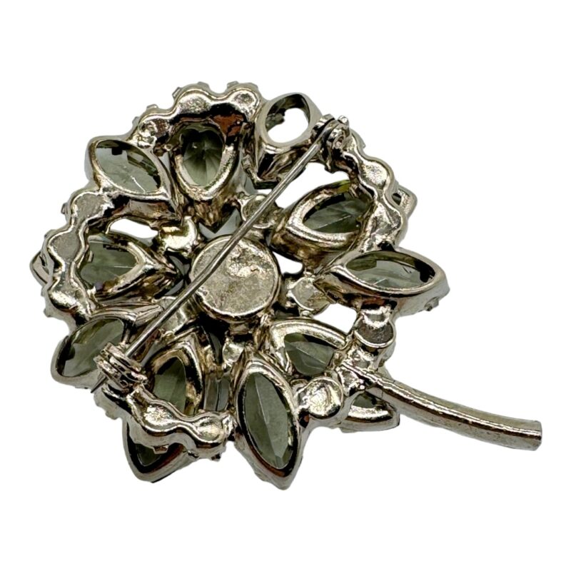 Enchanting Juliana brooch with aurora borealis rhinestones