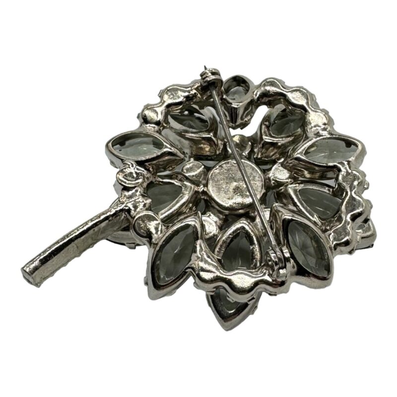 Enchanting Juliana brooch with aurora borealis rhinestones