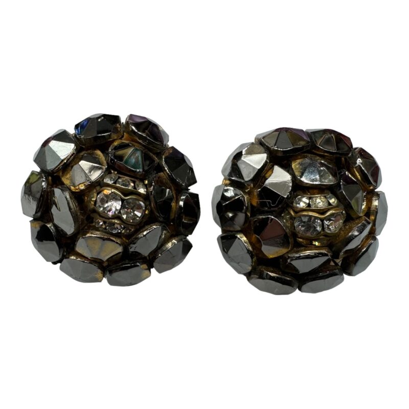 Vintage Vogue metallic bead earrings