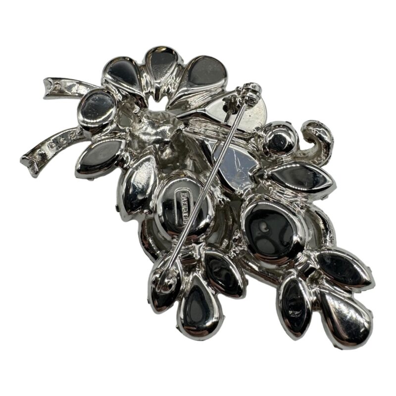 Spectacular Eisenberg brooch with stone setter's mark.