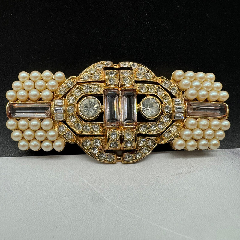 Vintage Deco Revival Michael Weinberg of New York brooch.