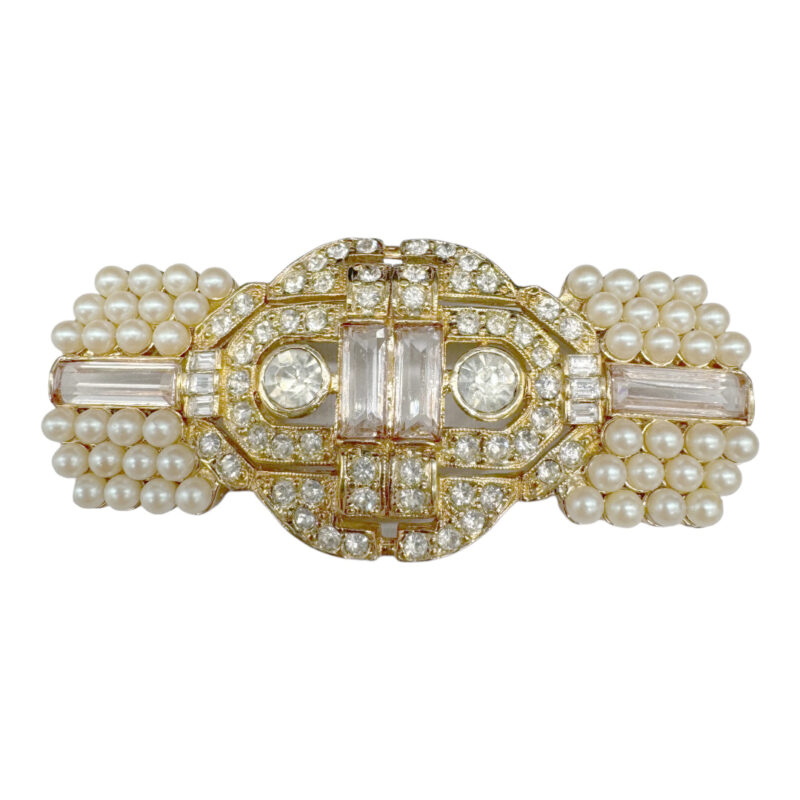 Vintage Deco Revival Michael Weinberg of New York brooch.