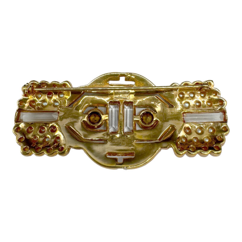 Vintage Deco Revival Michael Weinberg of New York brooch.
