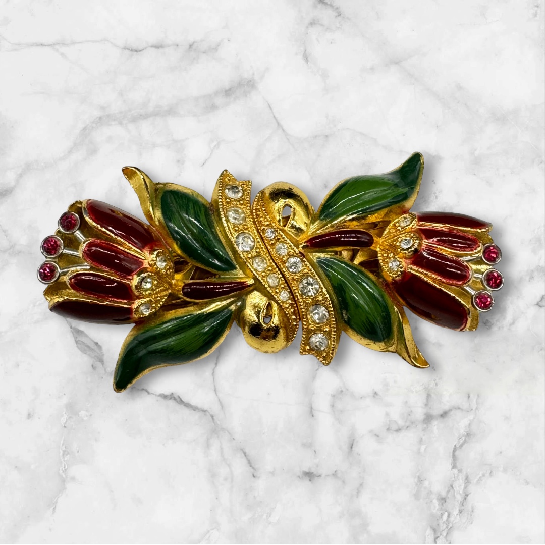 Vintage Coro Floral Duette - Image 3