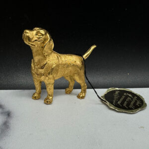Trifari Labrador Dog Brooch - The Jewelry Stylist