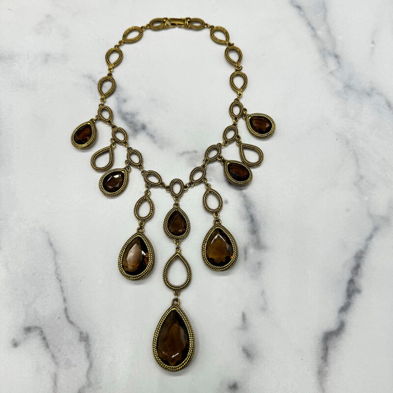 Vintage Goldette statement necklace.