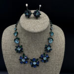 Vintage 1950s Austrian-style Rhinestone Necklace Set