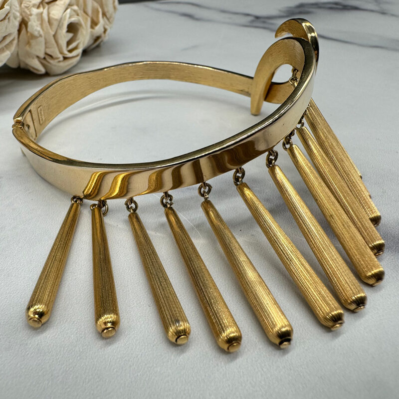 Rare Trifari Egyptian revival upper arm bracelet.