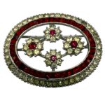 Ciner rhinestone brooch.