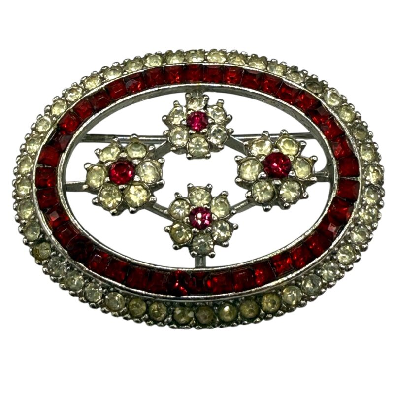 Ciner rhinestone brooch.
