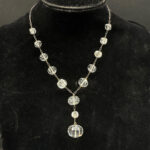 Gorgeous Deco crystal necklace.