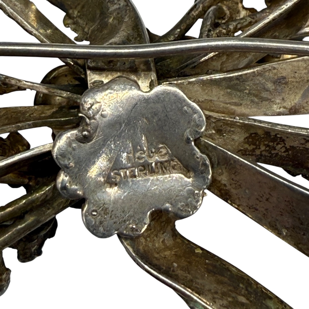 Hobe Sterling Silver 1940s Brooch