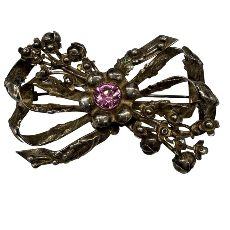 Hobe Sterling Silver 1940s Brooch