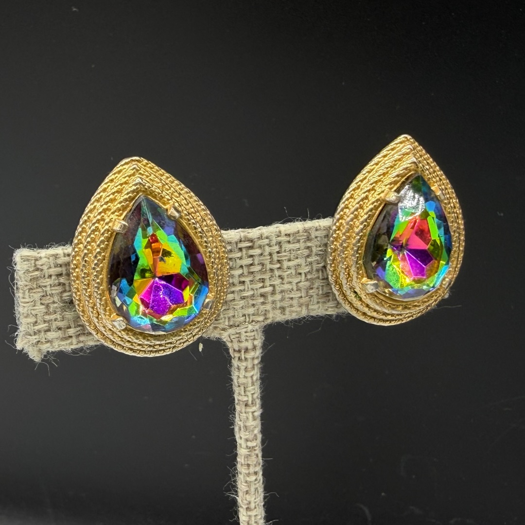 Schiaparelli watermelon earrings.