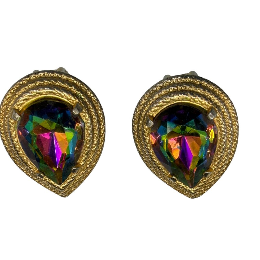 Schiaparelli watermelon earrings.