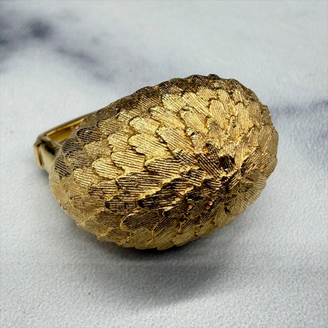 Vendome gold-tone textured ring.